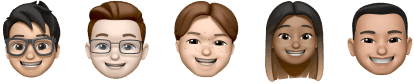 Animojis of The Bear Game co-founders